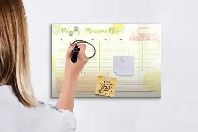Planer rodzinny tablica magnetyczna do pisania