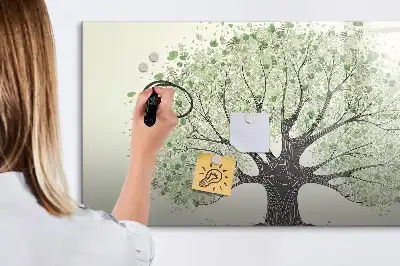 Tablica magnetyczna z pisakiem wzór wielkie drzewo natura