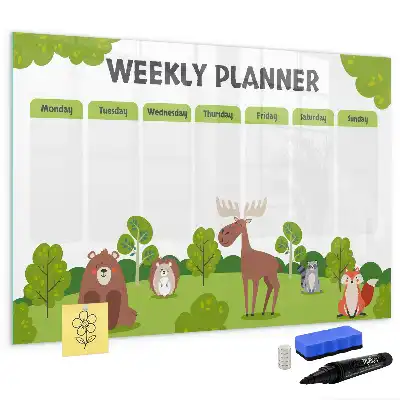 Tablica magnetyczna do pisania plan lekcji