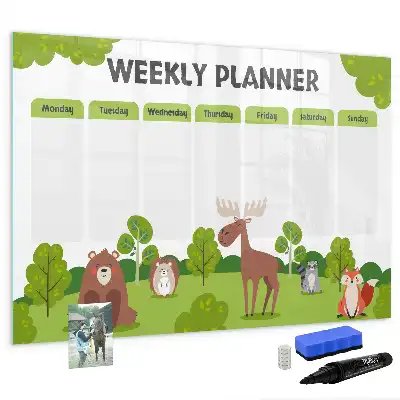 Tablica magnetyczna do pisania plan lekcji