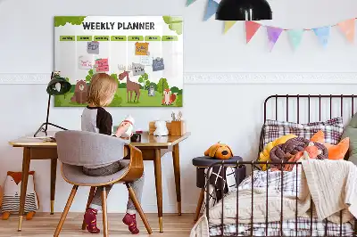 Tablica magnetyczna do pisania plan lekcji