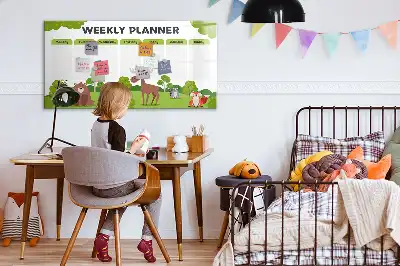 Tablica magnetyczna do pisania plan lekcji