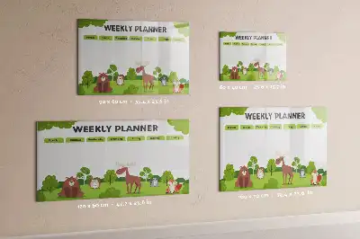 Tablica magnetyczna do pisania plan lekcji