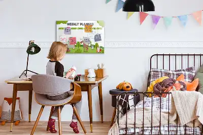 Tablica magnetyczna do pisania plan lekcji