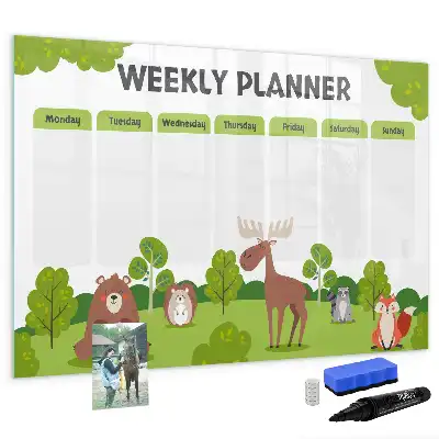 Tablica magnetyczna do pisania plan lekcji