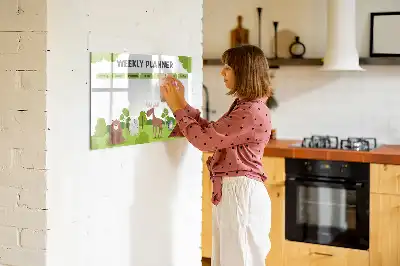 Tablica magnetyczna do pisania plan lekcji