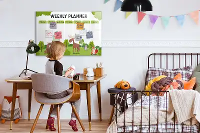 Tablica magnetyczna do pisania plan lekcji