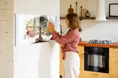 Drzewo genealogiczne tablica magnetyczna z pisakiem