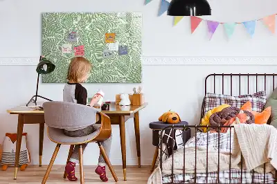 Tablica magnetyczna do pisania wzór z liśćmi