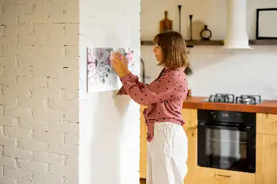 Tablica magnetyczna z pisakiem wzór akwarelowe róże