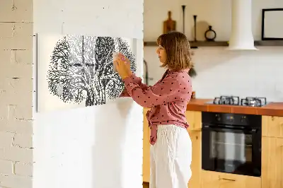 Tablica magnetyczna do pisania wzór wielkie drzewo natura