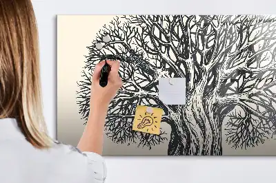 Tablica magnetyczna do pisania wzór wielkie drzewo natura