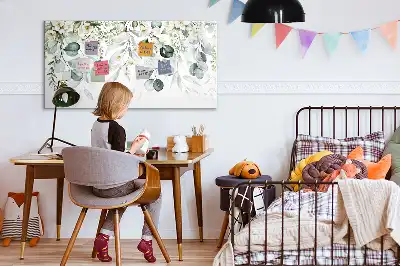 Tablica magnetyczna do pisania z motywem rośliny natury