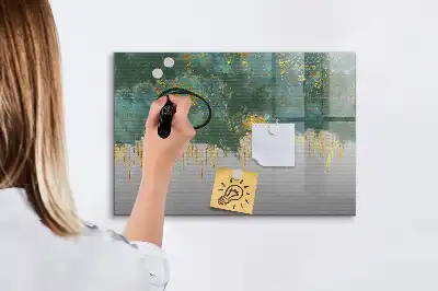 Tablica magnetyczna z pisakiem wzór dekoracyjny