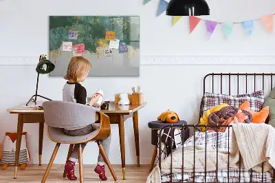 Tablica magnetyczna z pisakiem wzór dekoracyjny