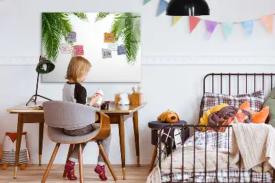 Tablica magnetyczna z pisakiem wzór w liście palmy