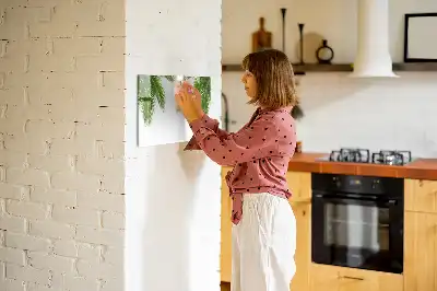 Tablica magnetyczna z pisakiem wzór w liście palmy