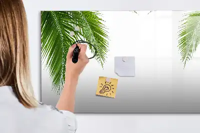 Tablica magnetyczna z pisakiem wzór w liście palmy