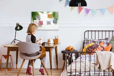 Tablica magnetyczna z pisakiem wzór w liście palmy