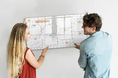 Tablica magnetyczna do pisania plan tygodnia