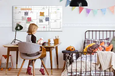 Tablica magnetyczna do pisania plan tygodnia