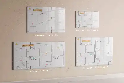 Tablica magnetyczna do pisania plan tygodnia