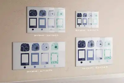 Tablica magnetyczna z pisakiem w kształcie ramki polaroid