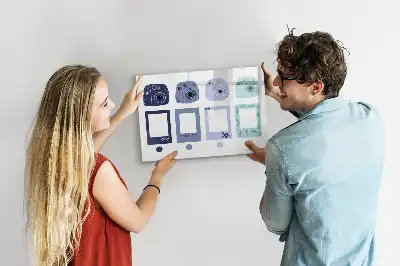 Tablica magnetyczna z pisakiem w kształcie ramki polaroid