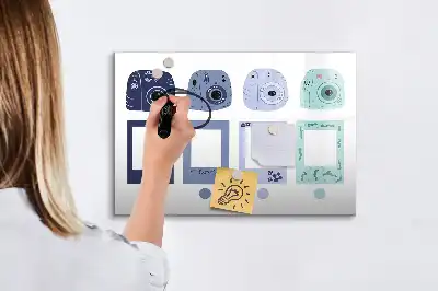 Tablica magnetyczna z pisakiem w kształcie ramki polaroid