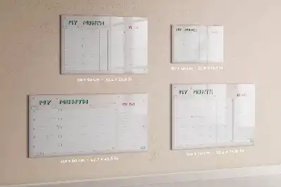 Planer miesięczny dla dzieci tablica magnetyczna do pisania