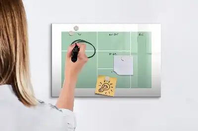 Tablica magnetyczna z pisakiem organizer biurowy