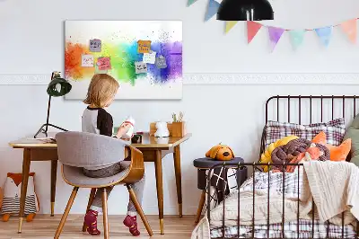 Tablica magnetyczna do pisania wzór abstrakcyjna tęcza