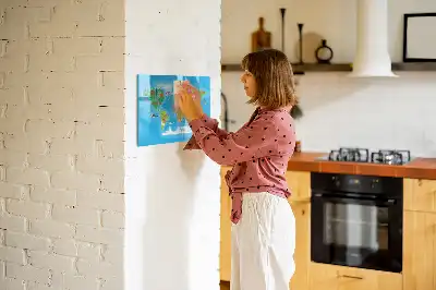 Tablica magnetyczna do pisania motyw rysunkowej mapy