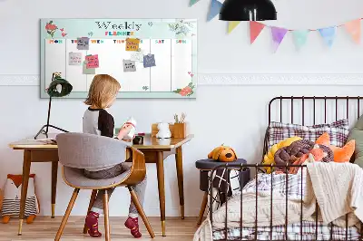 Planer tygodniowy z tablicą magnetyczną i pisakiem