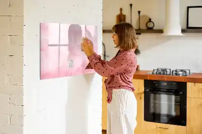 Tablica magnetyczna do pisania wzór abstrakcja piór