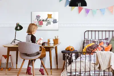 Tablica magnetyczna do pisania napis Rodzina