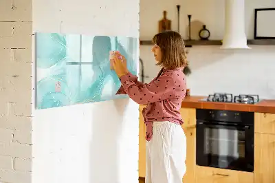 Tablica magnetyczna z wzorem abstrakcji marmuru
