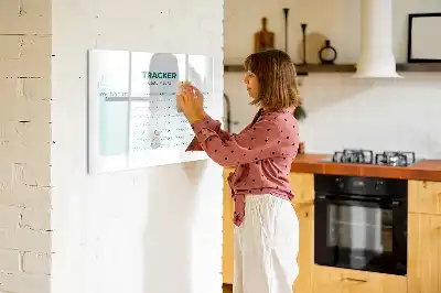 Planer nawyków magnetyczna tablica do pisania