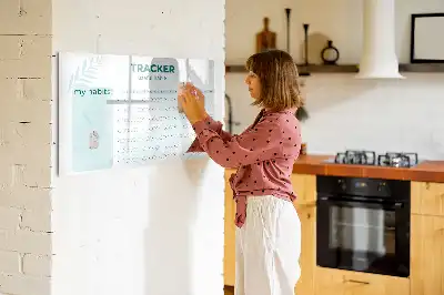 Planer nawyków magnetyczna tablica do pisania