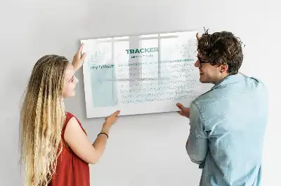 Planer nawyków magnetyczna tablica do pisania