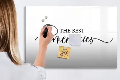 Tablica magnetyczna z pisakiem wzór Napis Wspomnienia