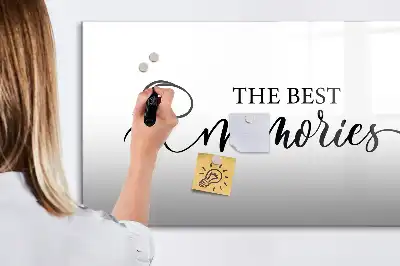 Tablica magnetyczna z pisakiem wzór Napis Wspomnienia