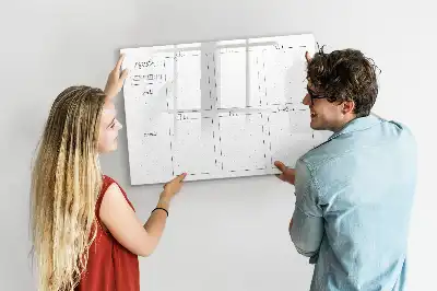Tablica magnetyczna do pisania plan tygodnia