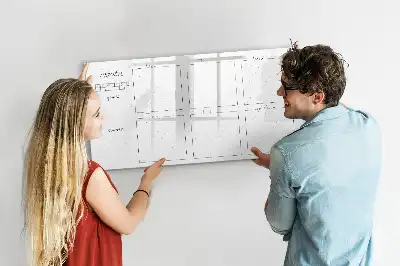 Tablica magnetyczna do pisania plan tygodnia