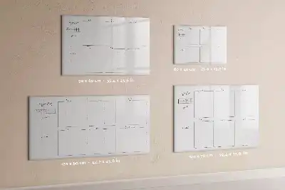 Tablica magnetyczna do pisania plan tygodnia