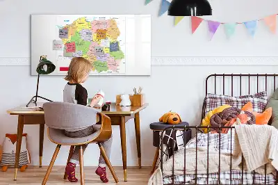 Mapa Polski z tablicą magnetyczną i pisakiem