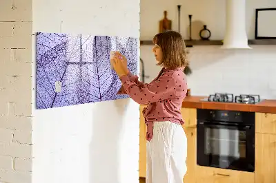 Tablica magnetyczna do pisania z motywem liści natury