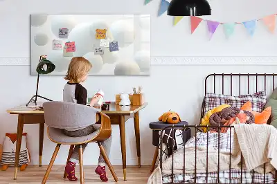 Tablica magnetyczna z pisakiem wzór abstrakcja kul