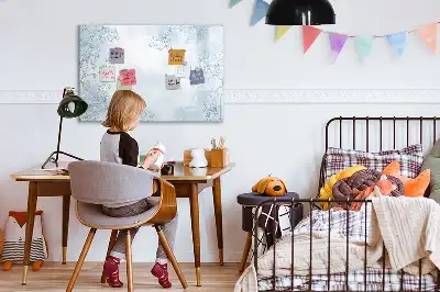 Tablica magnetyczna do pisania z motywem szkicu roślin