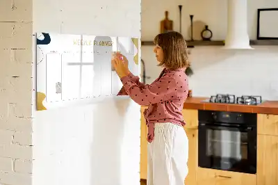 Tablica magnetyczna do pisania planer tygodniowy